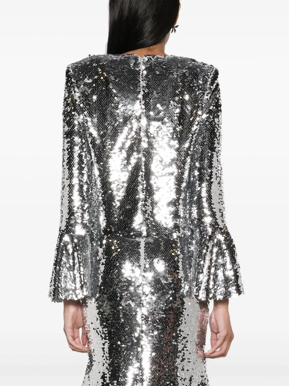 SELF PORTRAIT Sequin Top