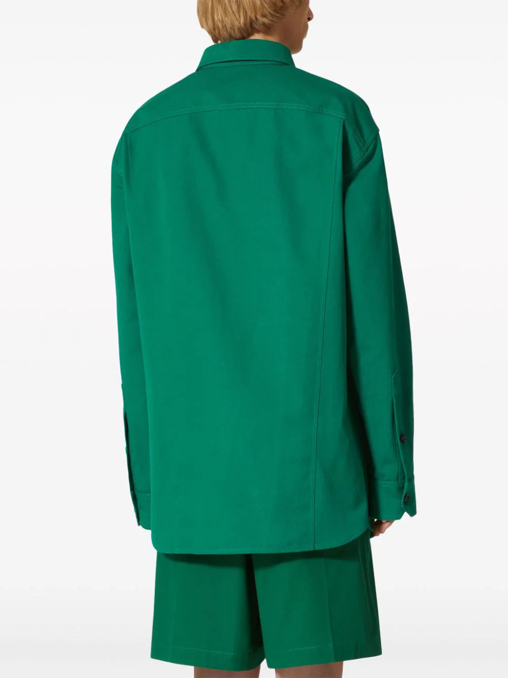 Valentino Garavani Shirt Jacket With Rubberised V Detail