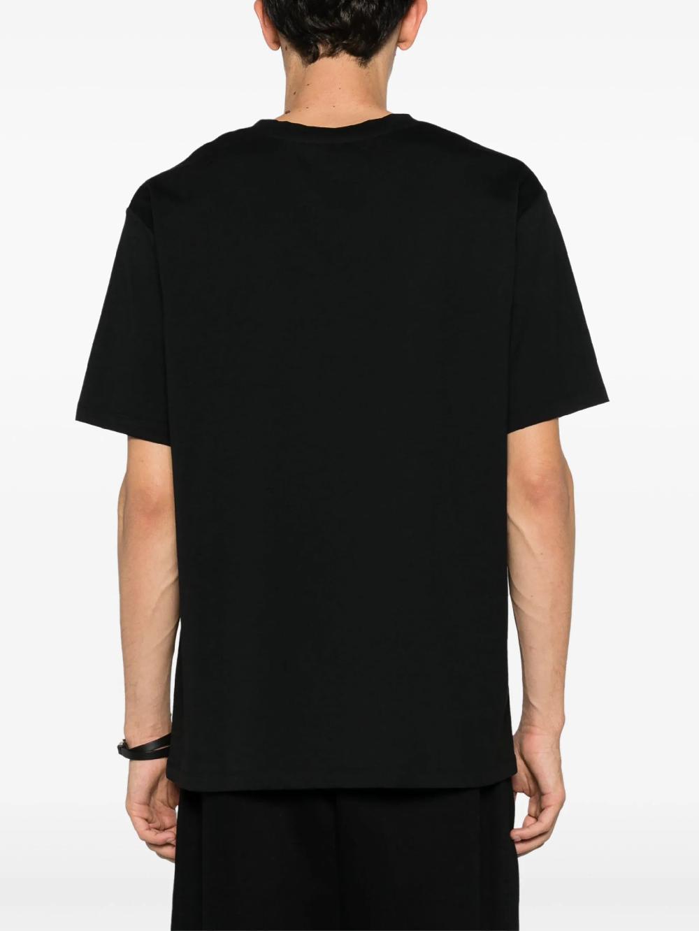 BALMAIN Short-sleeved T-shirt With Balmain Paris Print