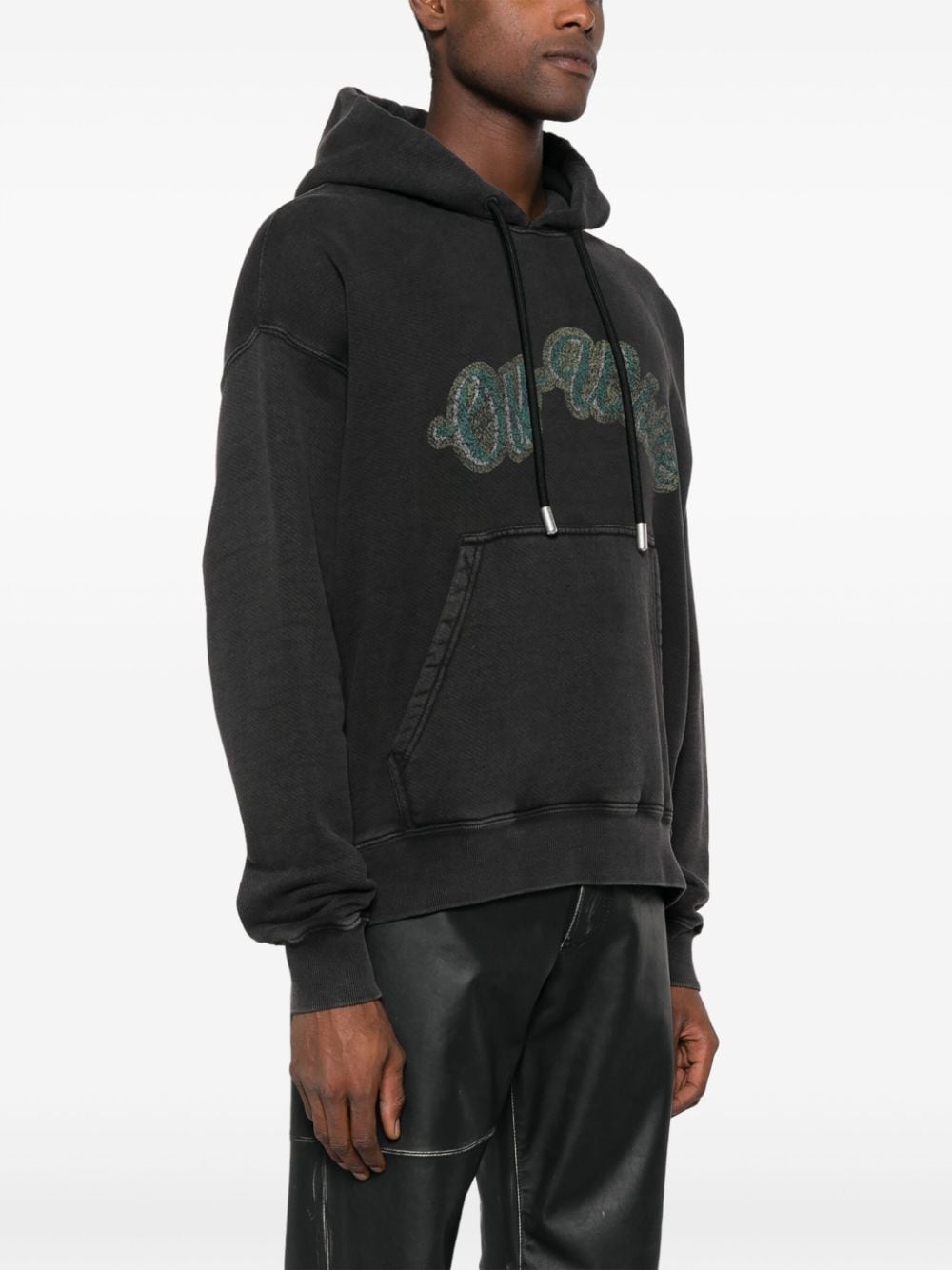 OFF-WHITE Skate Sweatshirt With Hood And Bacchus Graphics