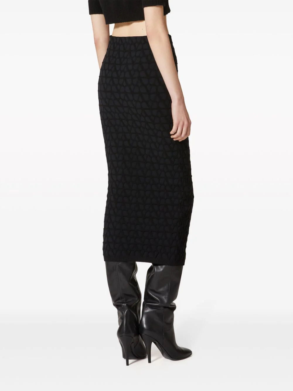 Valentino Garavani Skirt In Stretched Viscose Toile Iconographe