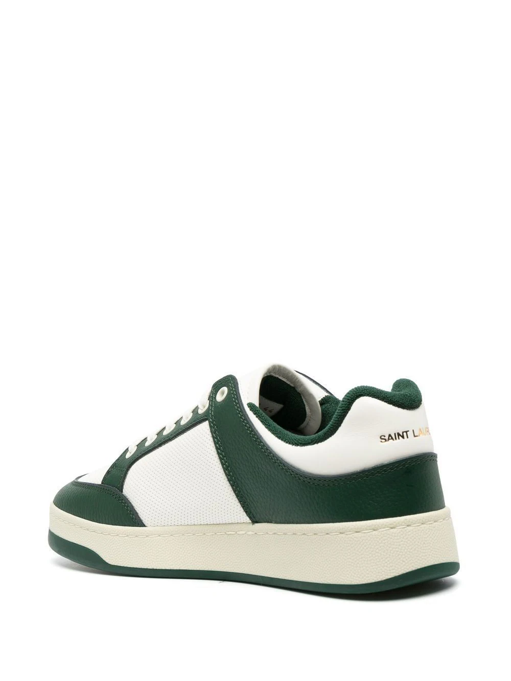 Saint Laurent Sl/61 Low Sneakers In Perforated Leather