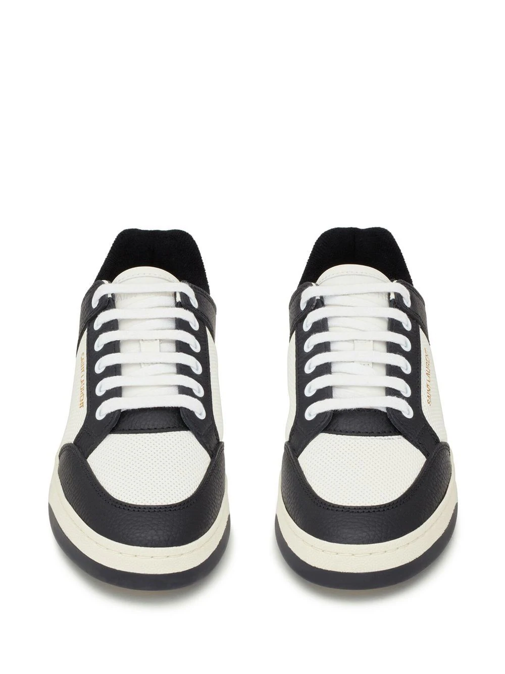 Saint Laurent Sl/61 Low Sneakers In Perforated Leather