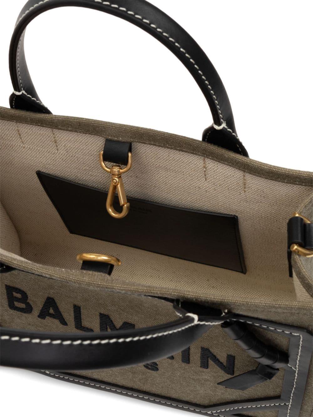 BALMAIN Small B-army Tote Bag With Front Embroidered Logo