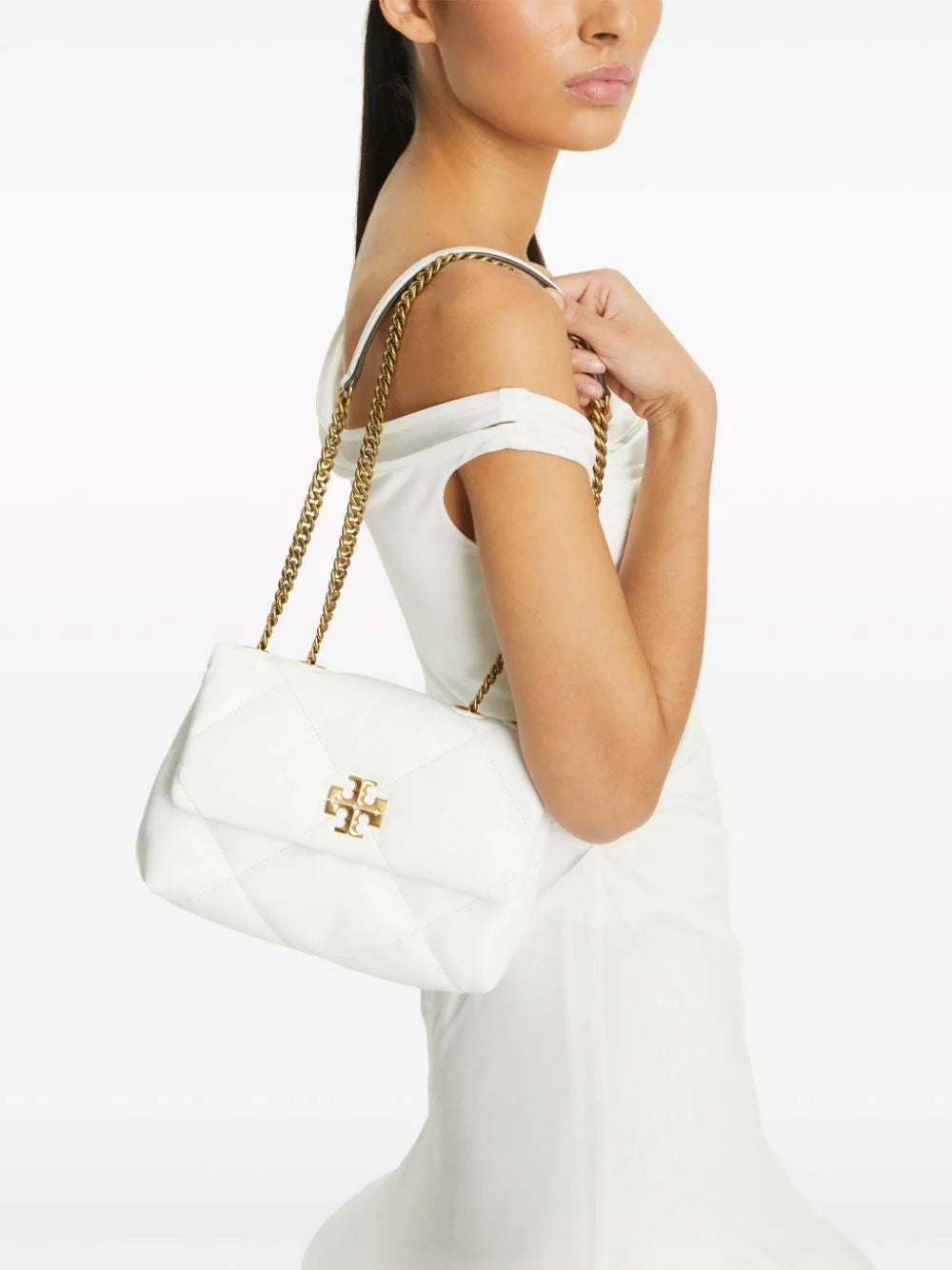Tory Burch Small Kira Diamond Quilt Convertible Shoulder Bag