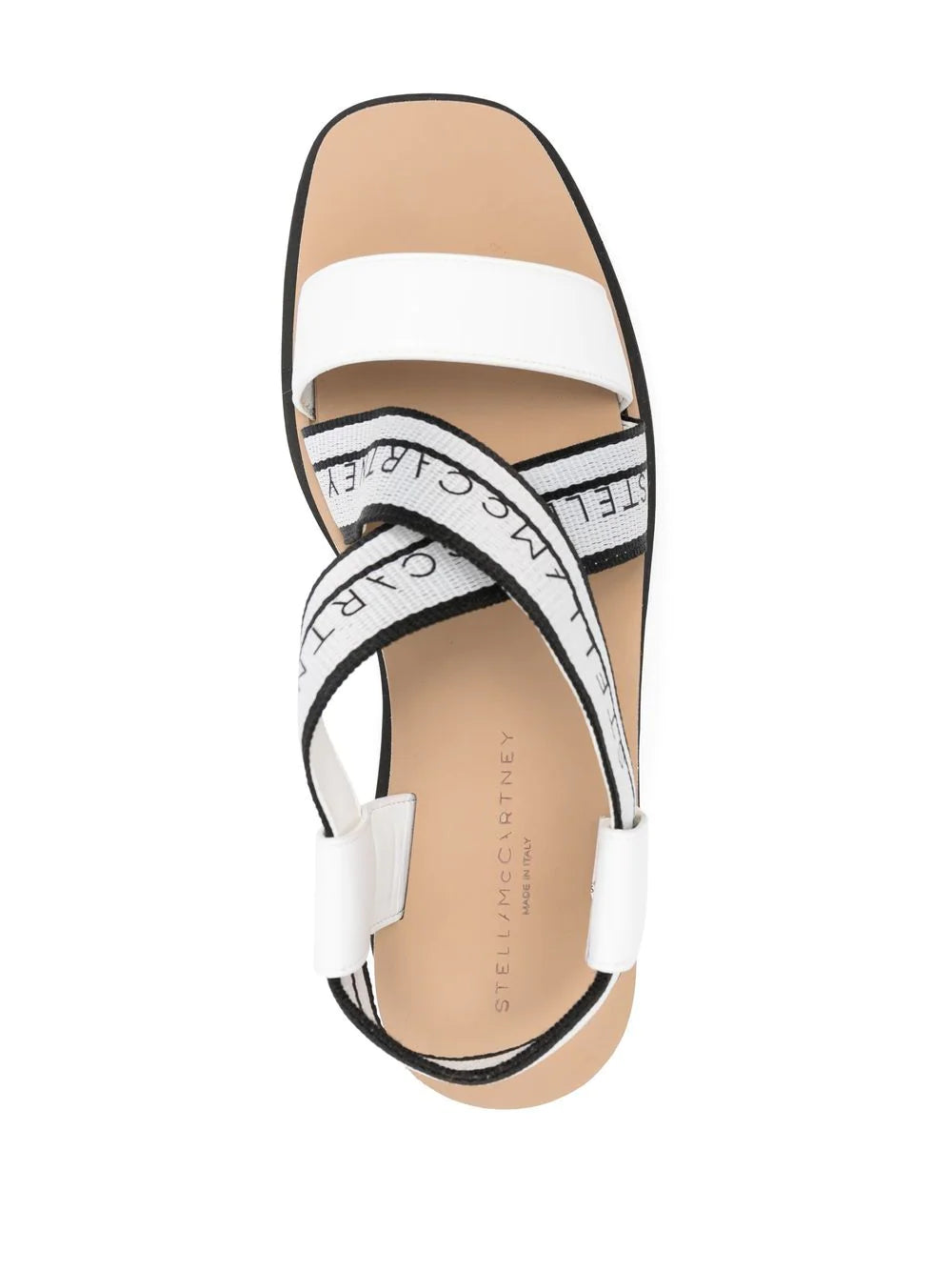 STELLA McCARTNEY Sneak-elyse Striped Platform Sandals