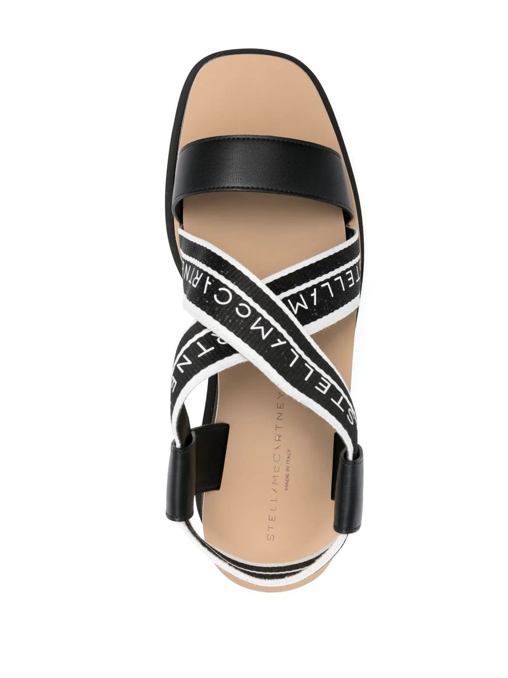 STELLA McCARTNEY Sneak-elyse Striped Platform Sandals
