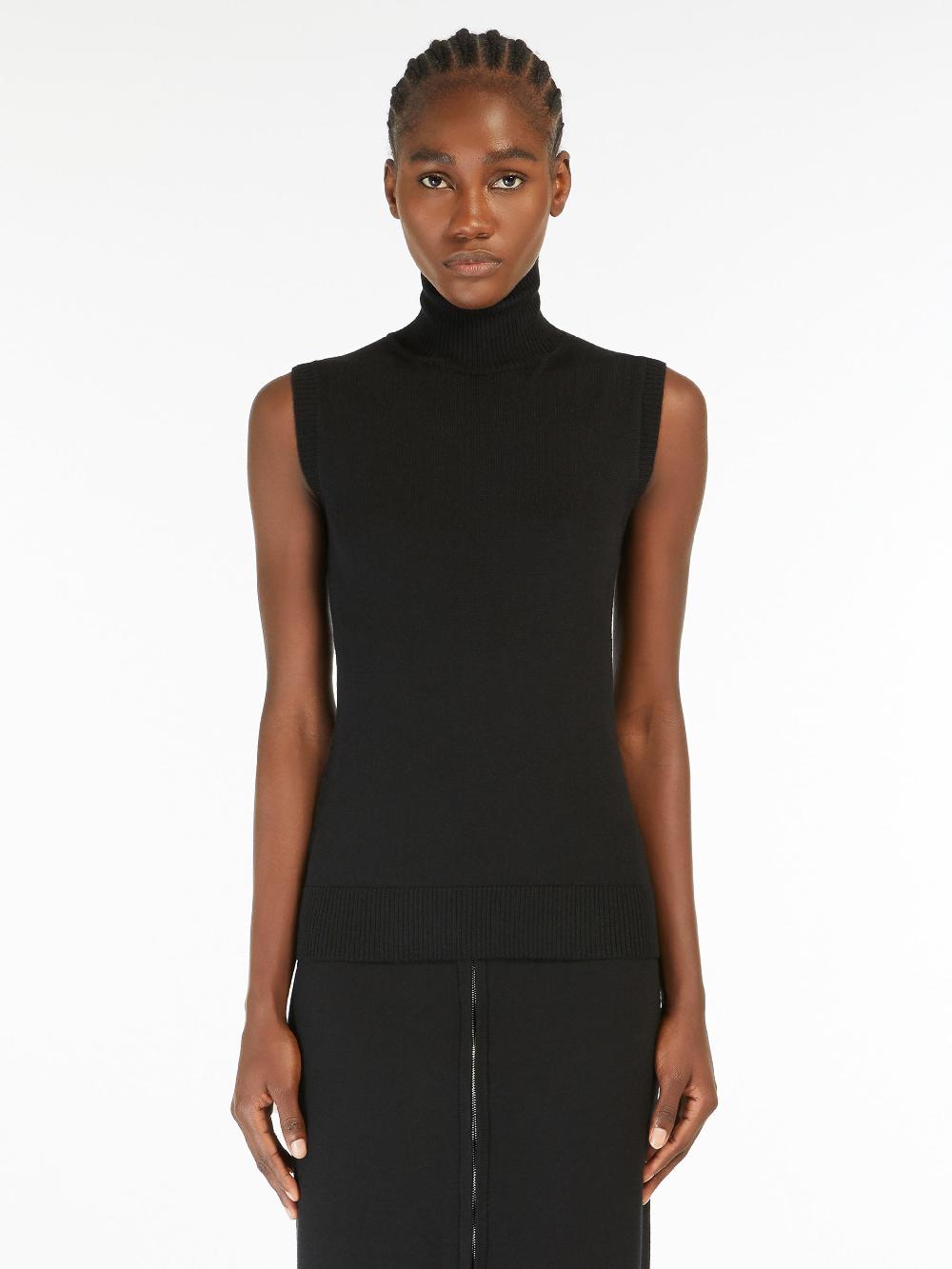 Sportmax Ardenza Sleeveless Turtleneck Sweater