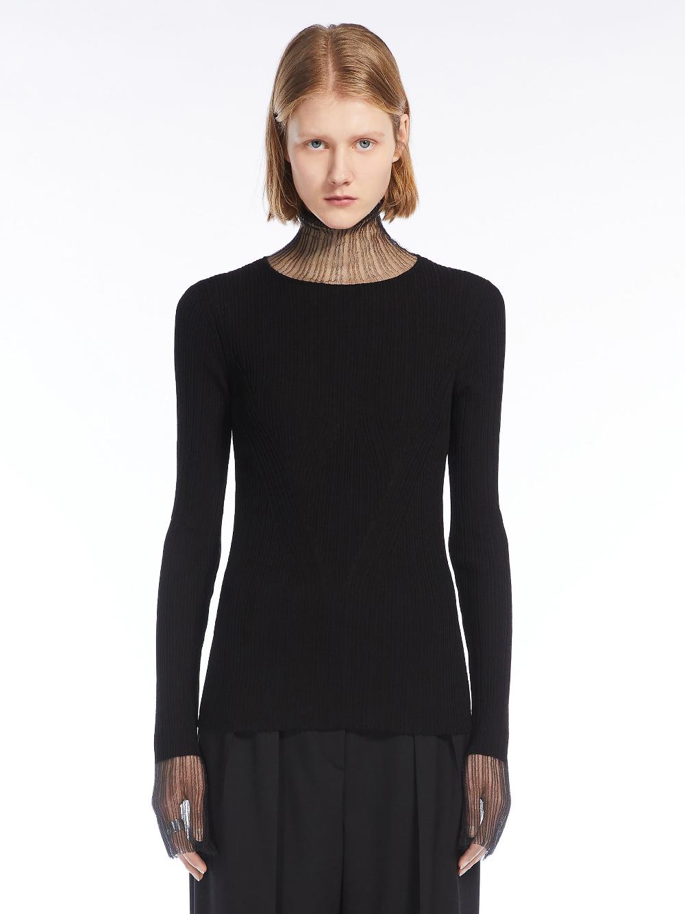 Sportmax Derris Mock-neck Sweater