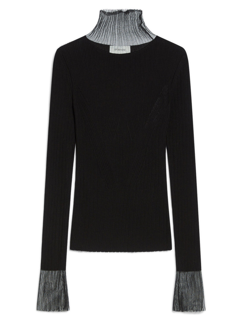 Sportmax Derris mock-neck sweater