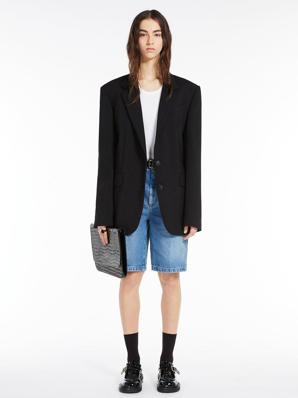 Sportmax Dorotea Denim Bermuda Shorts