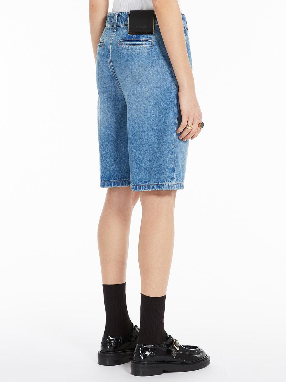 Sportmax Dorotea Denim Bermuda Shorts