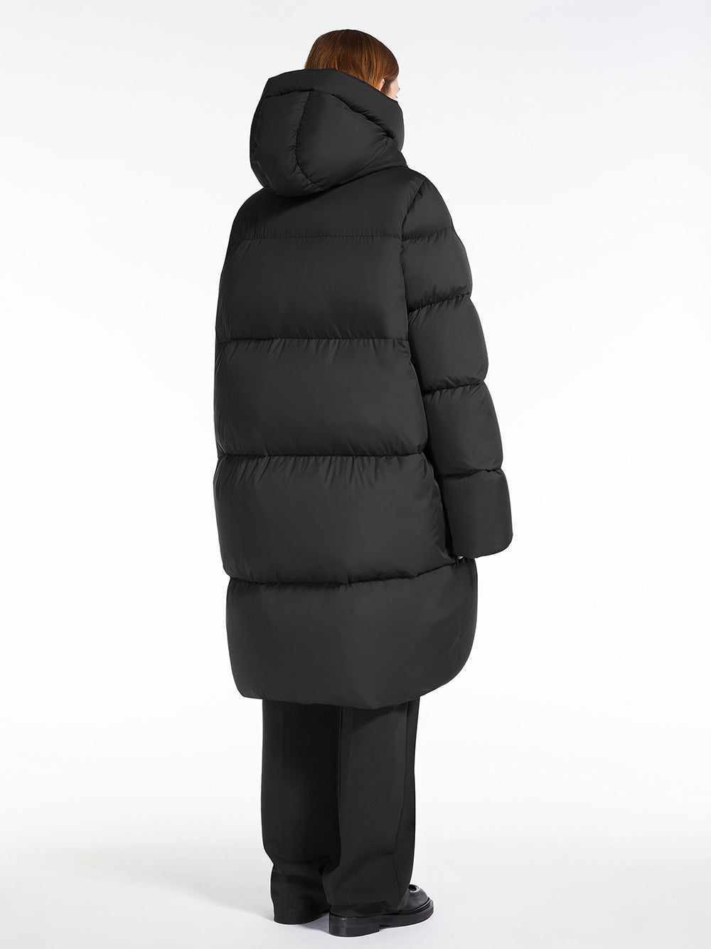 Sportmax Long Down Jacket In Waterproof Jacket