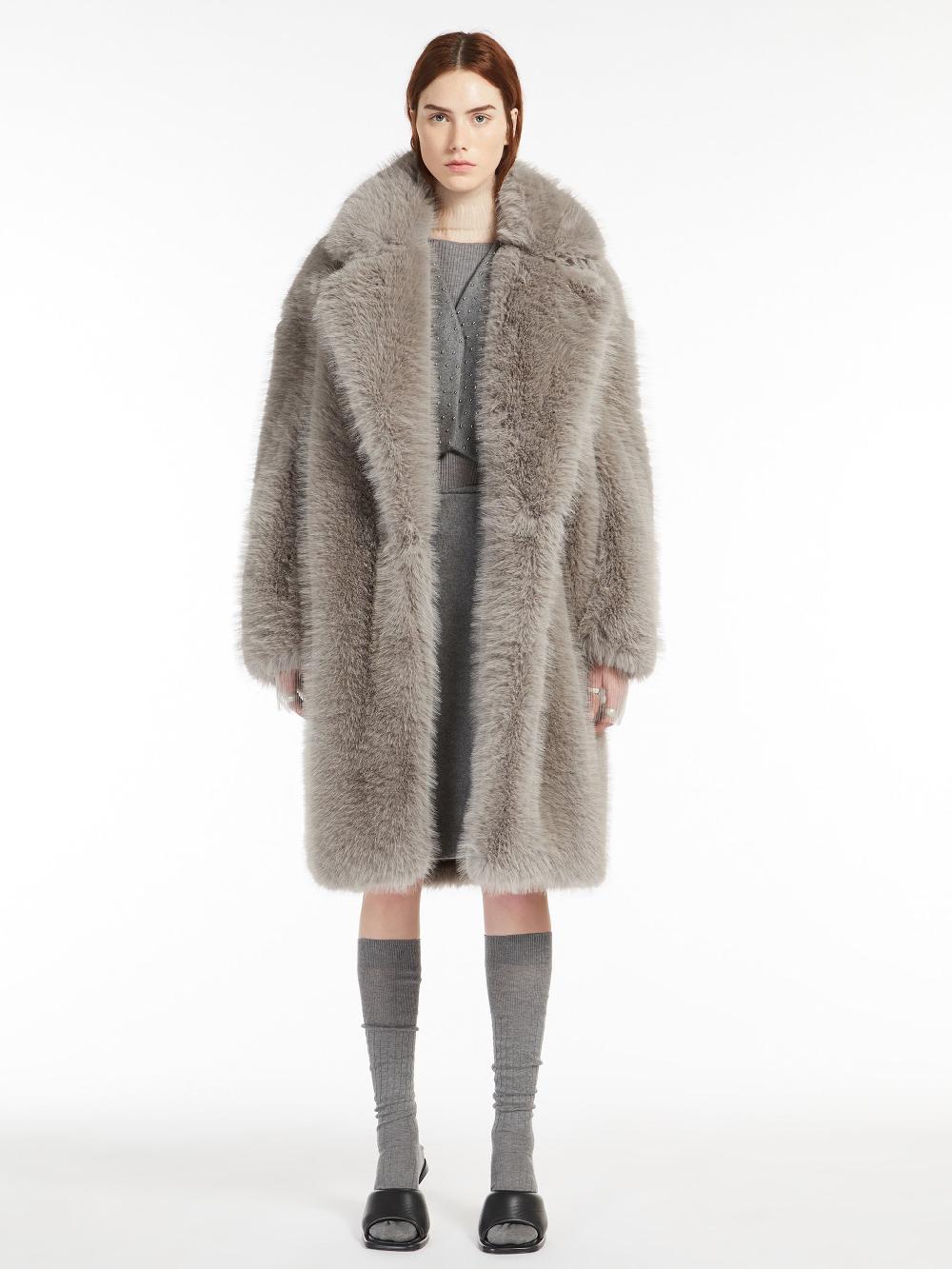 Sportmax Manico Faux Fur Coat