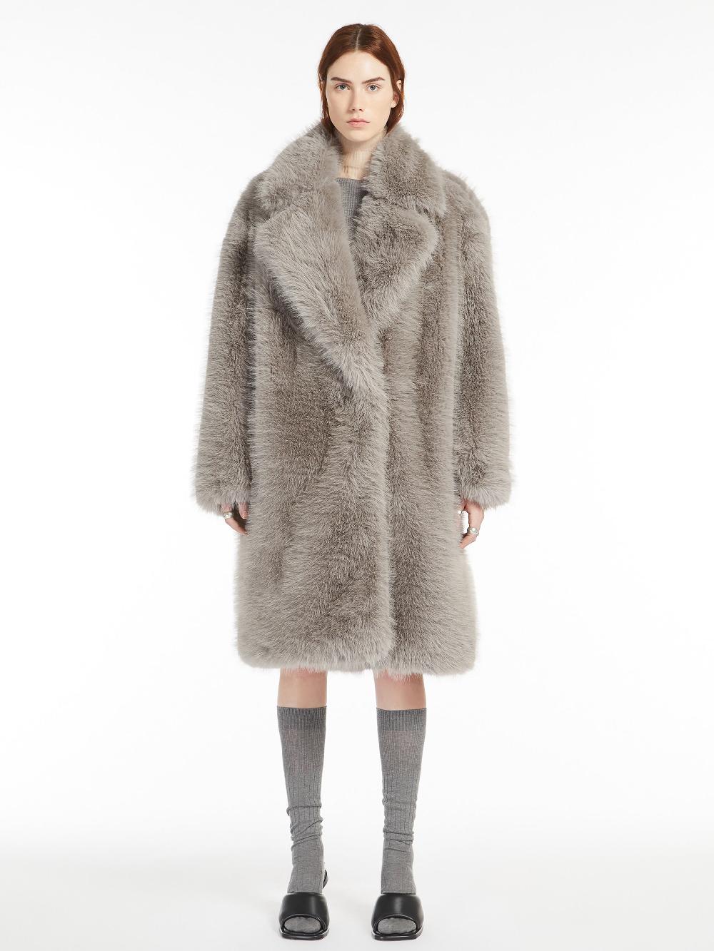 Sportmax Manico Faux Fur Coat