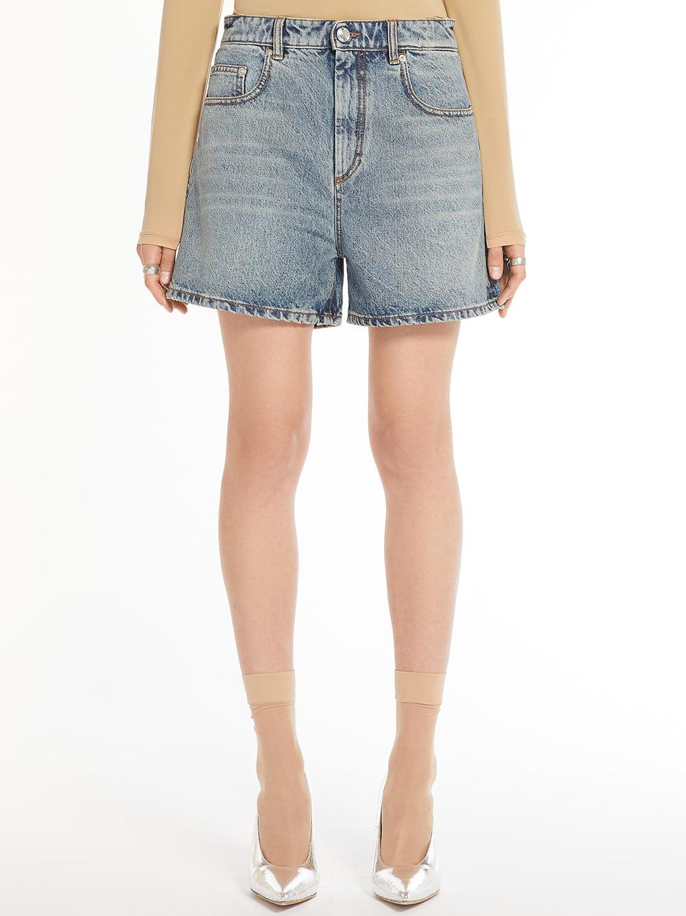 Sportmax Ovale Denim Bermuda Shorts