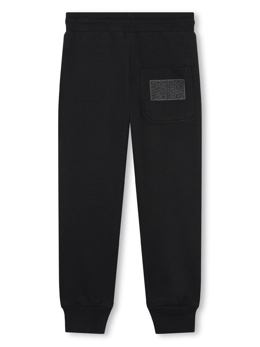 Marc Jacobs Kids Sports Trousers With Rubberized Logo