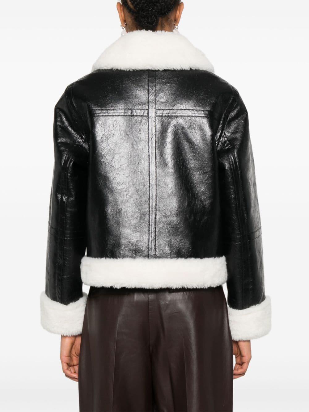 Stand Studio Lorelle Short Leather Jacket