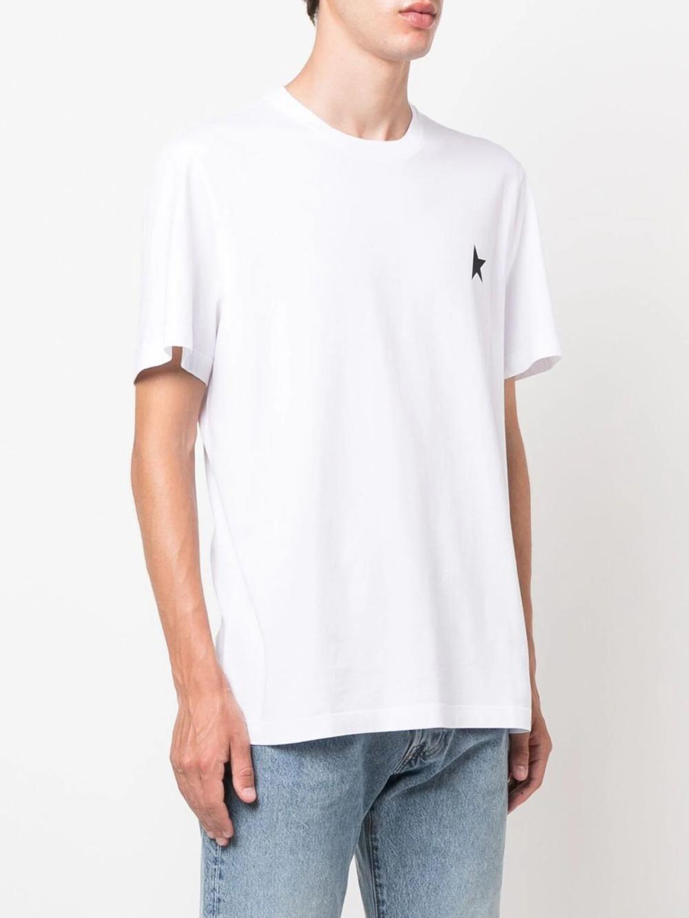 Golden Goose Star Collection T-shirt With Star On The Front