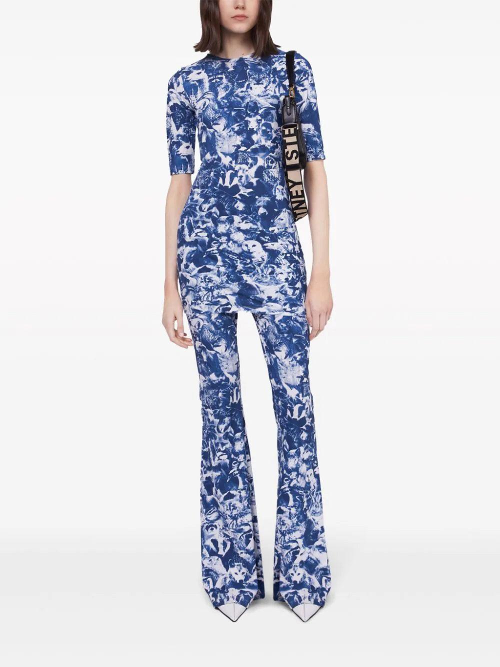 STELLA McCARTNEY Animal Forest Print Trousers