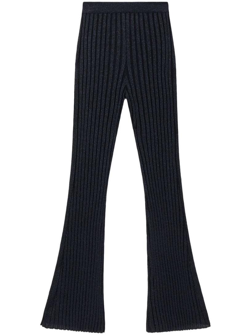 STELLA McCARTNEY Lurex rib knit trousers