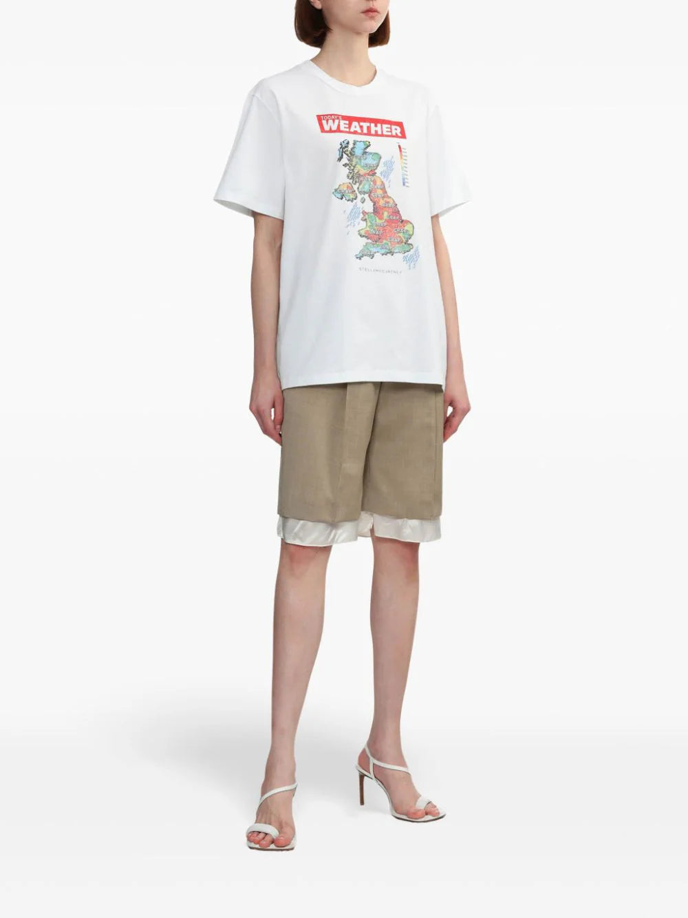 STELLA McCARTNEY Weather Crystal Hotfix T-shirt