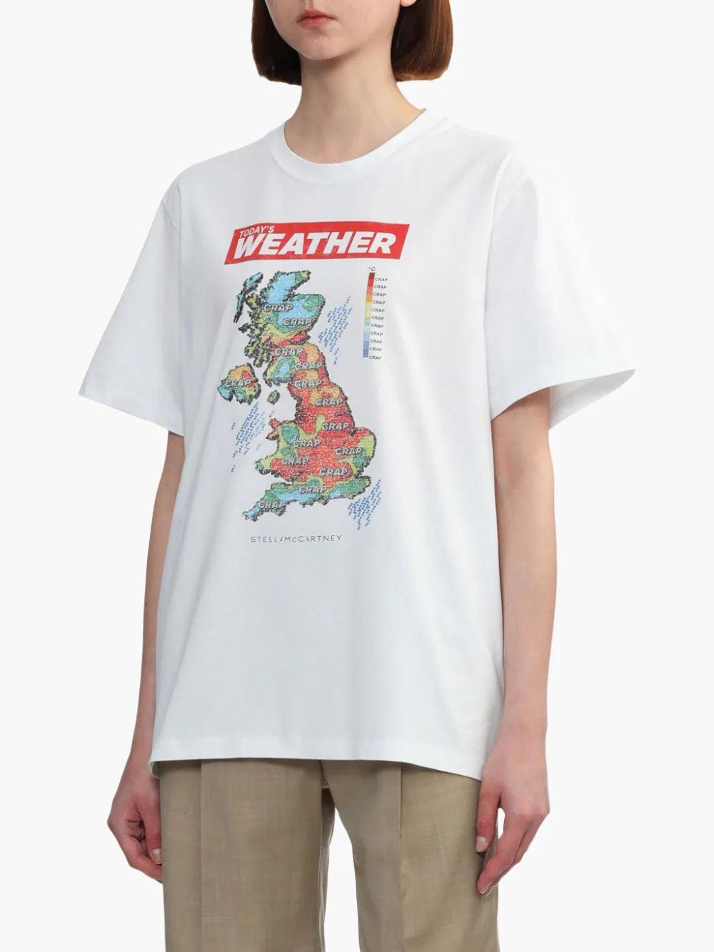STELLA McCARTNEY Weather Crystal Hotfix T-shirt