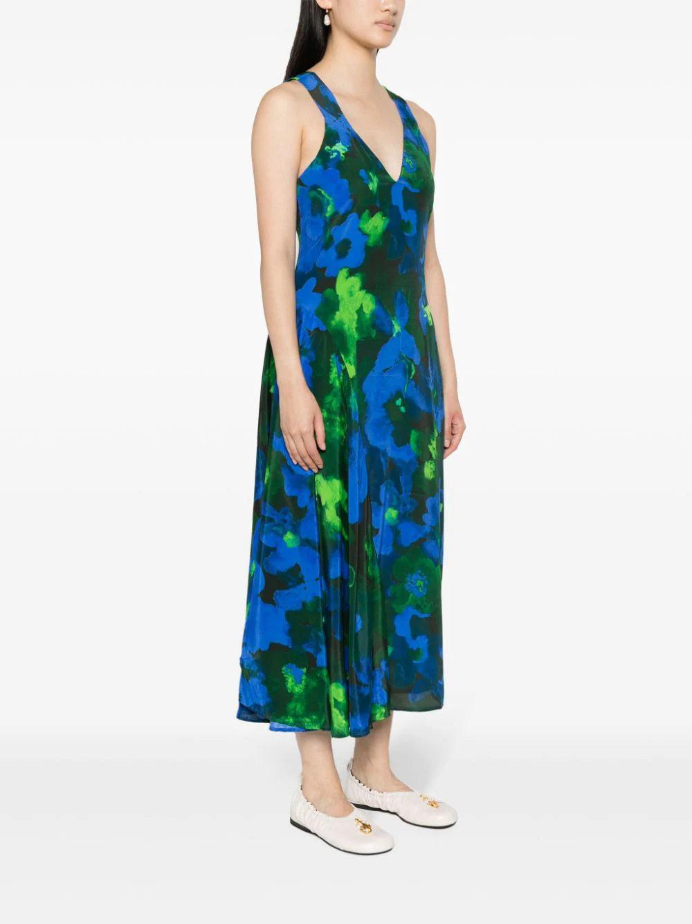 Stine Goya Oriza Dress - Frosted Floreal Night