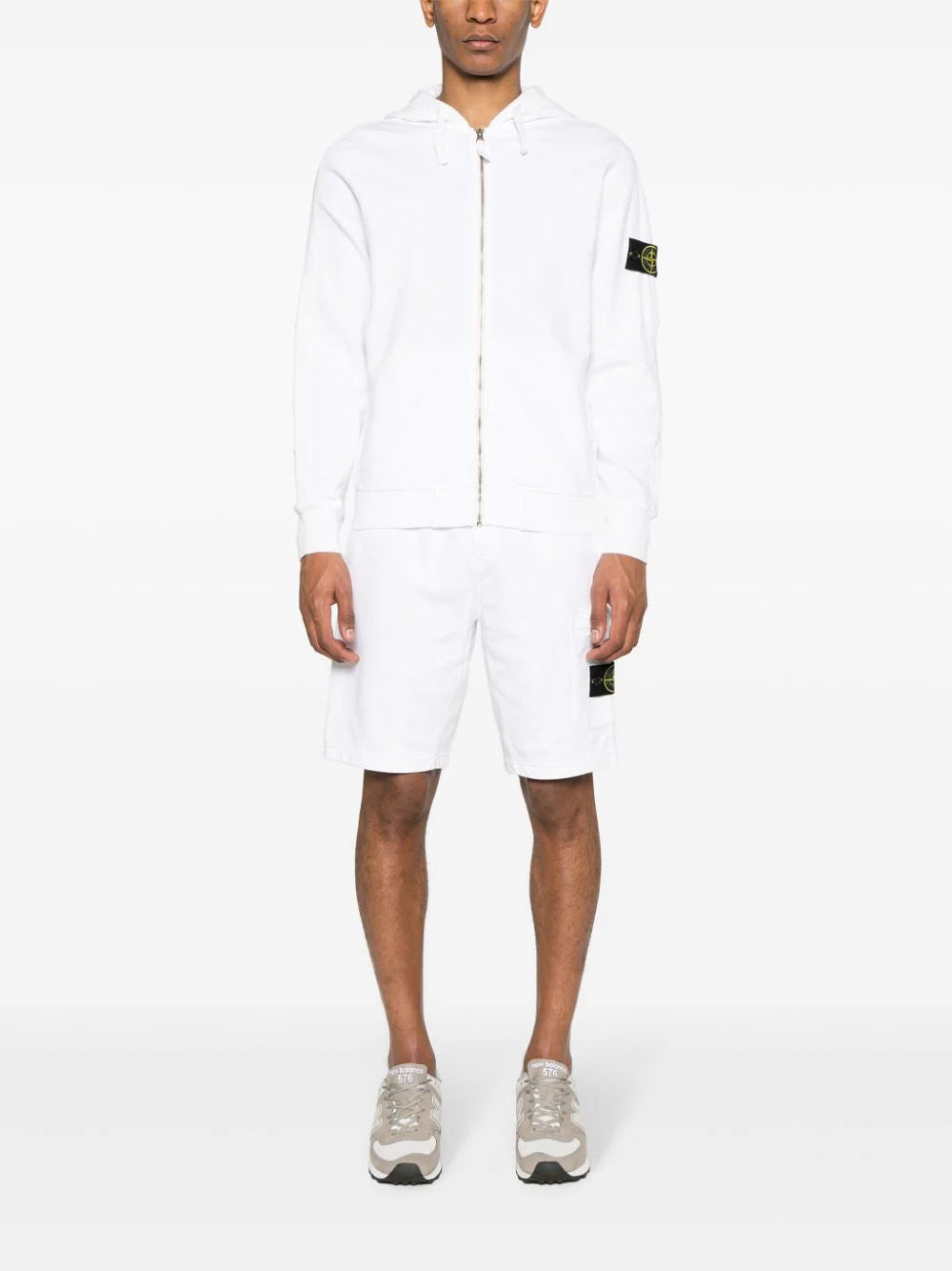 STONE ISLAND 63160 Hooded Track Top