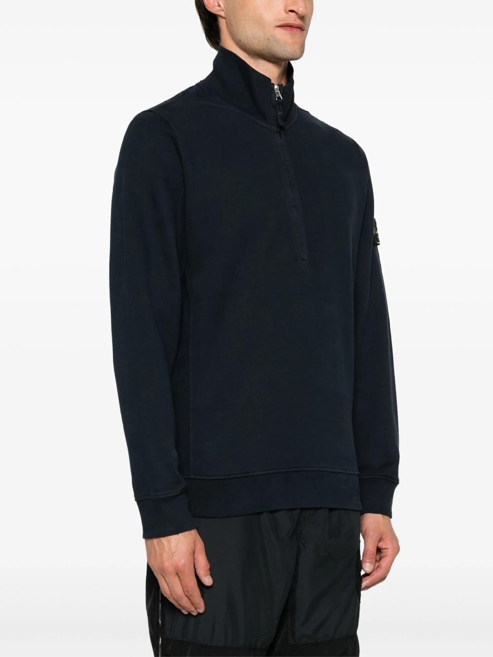 STONE ISLAND 63420 Half Zip Sweatshirt