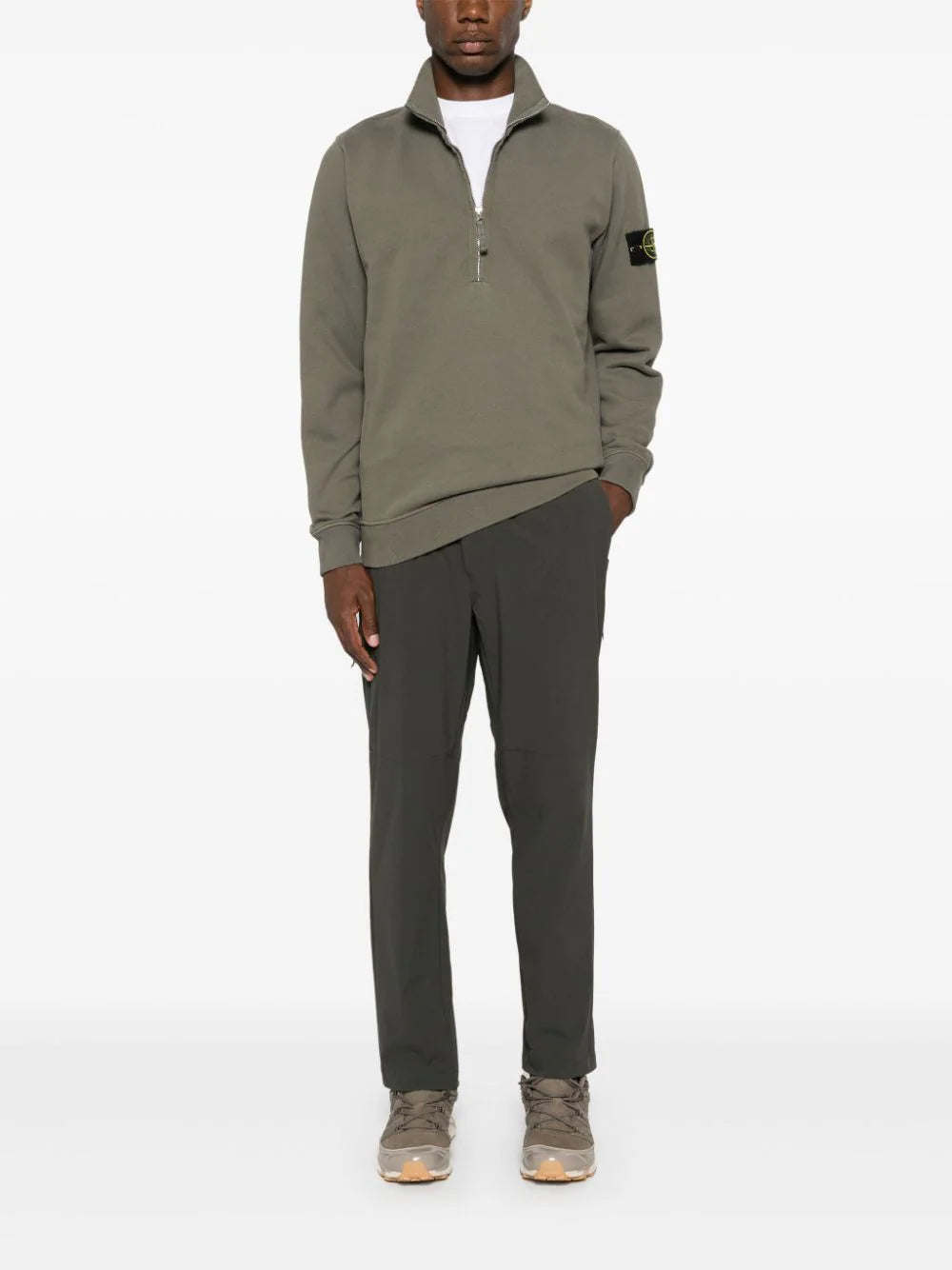STONE ISLAND 63420 Half Zip Sweatshirt