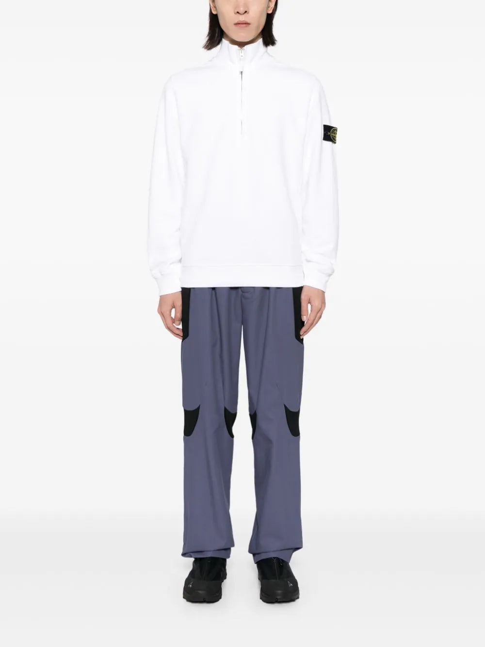 STONE ISLAND 63420 Half Zip Sweatshirt