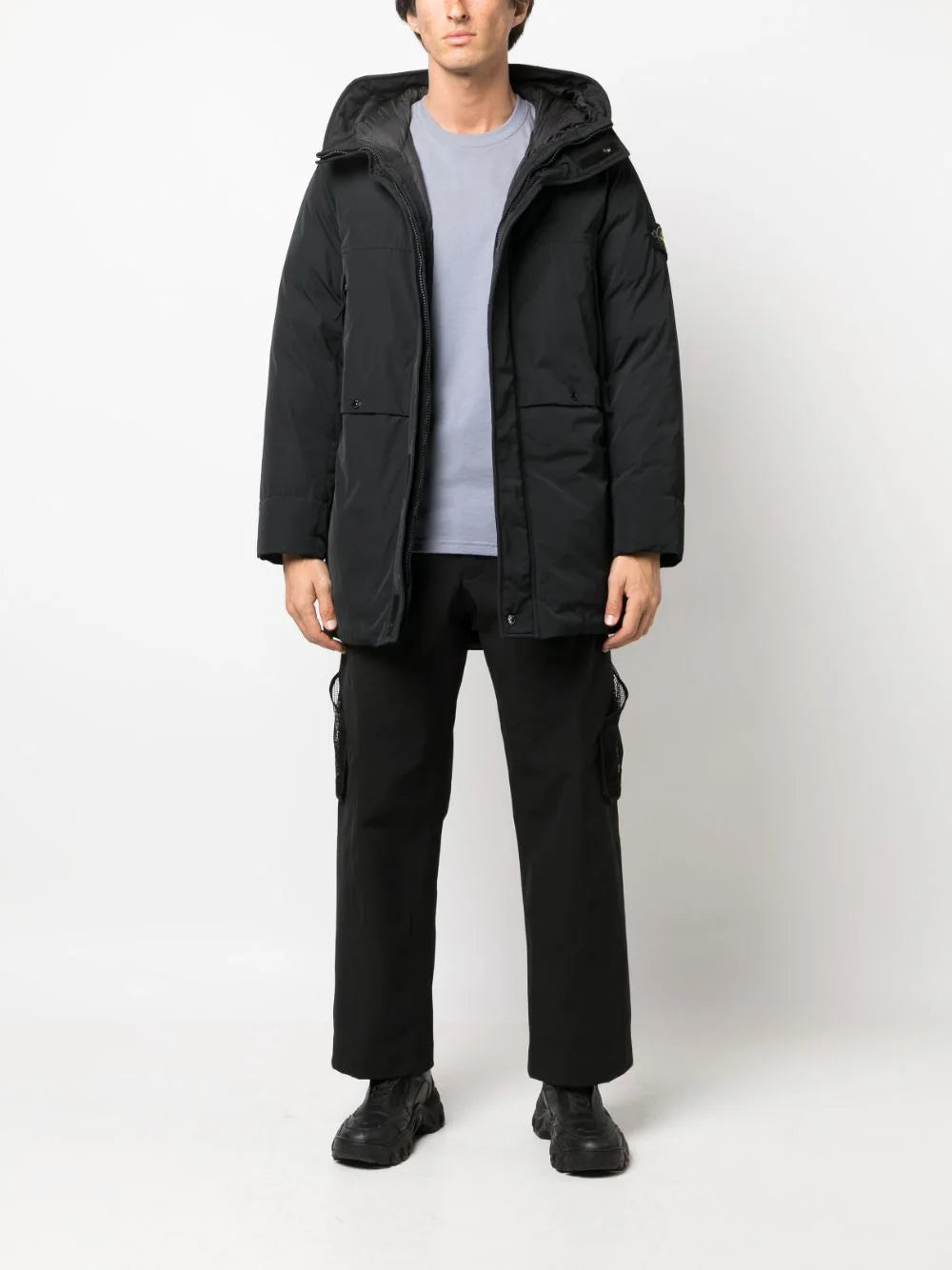 STONE ISLAND Compass-patch Padded Coat