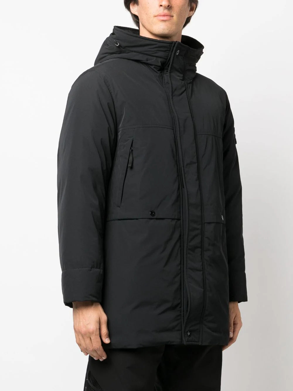 STONE ISLAND Compass-patch Padded Coat