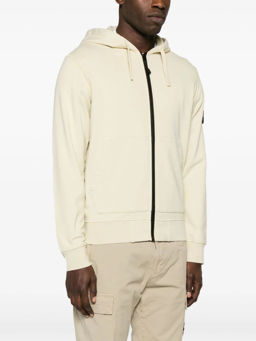 STONE ISLAND Full-zipper Hooded Sweatshirt