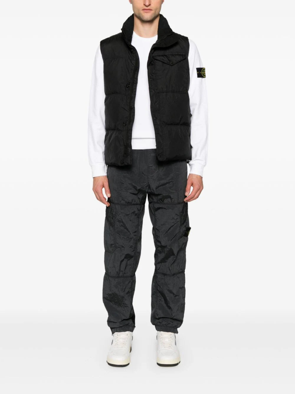 STONE ISLAND G0223 Real Down Sleeveless Jacket