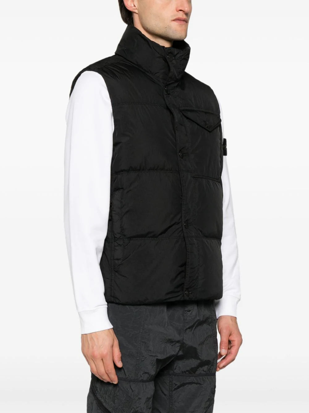 STONE ISLAND G0223 Real Down Sleeveless Jacket