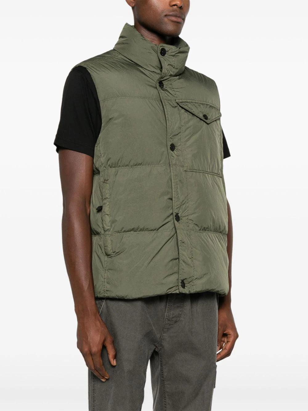 STONE ISLAND G0223 Real Down Sleeveless Jacket