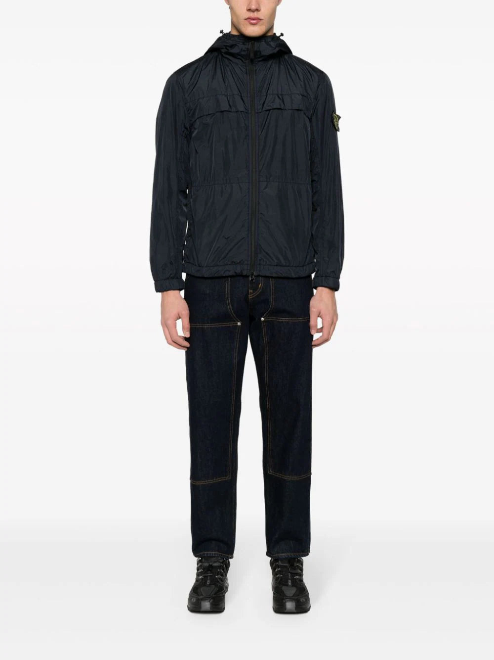 STONE ISLAND Garment Dyed Crinkle Reps R-ny