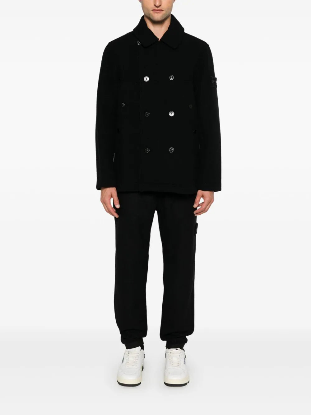 STONE ISLAND Ghost Double Breasted Coat