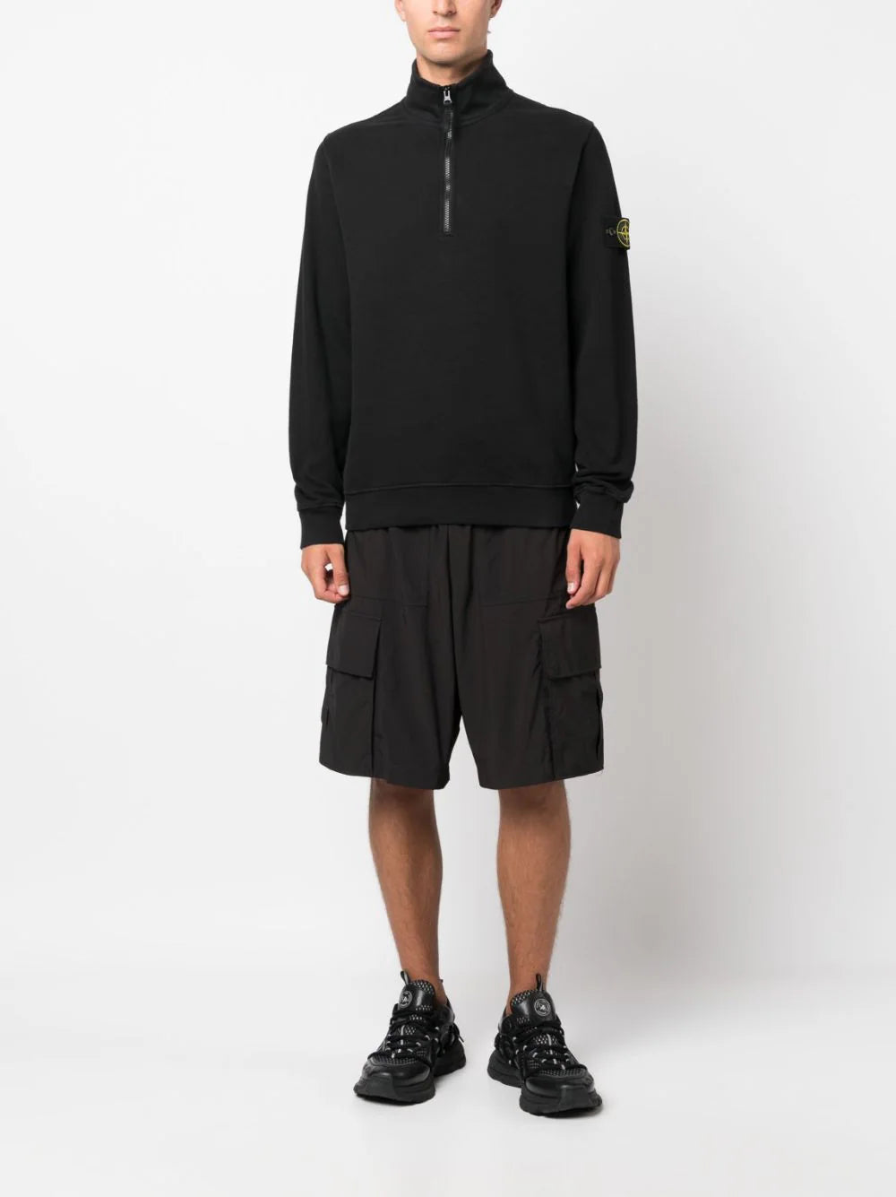 STONE ISLAND Half-zipper Sweatshirt