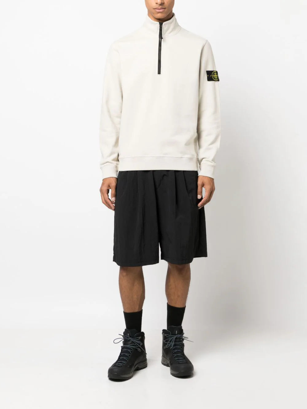 STONE ISLAND Half-zipper Sweatshirt