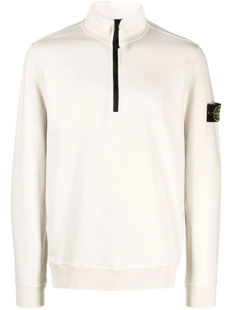 STONE ISLAND Half-zipper sweatshirt