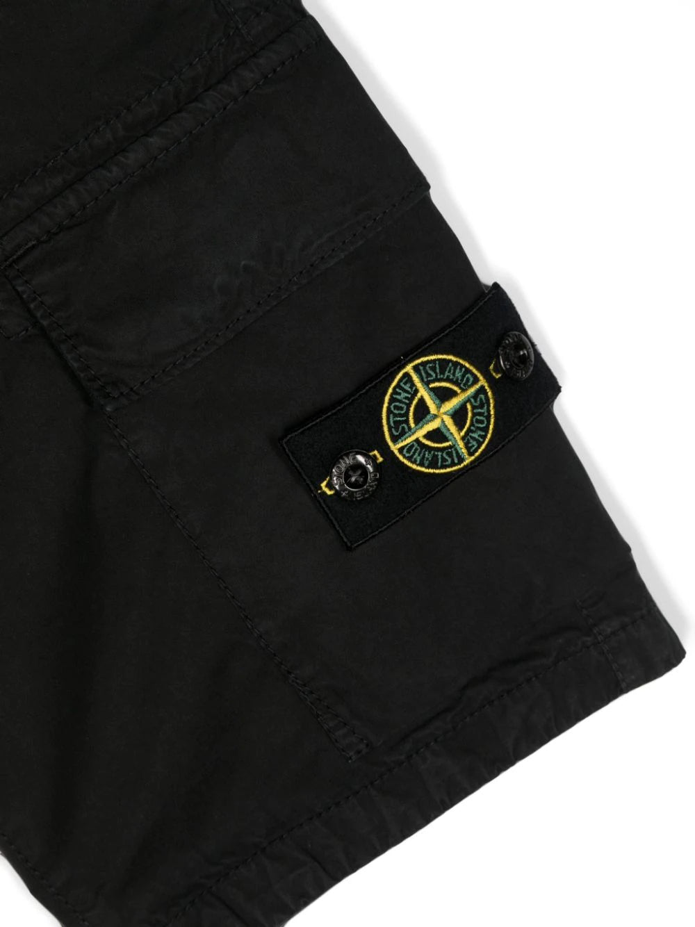 STONE ISLAND Kids Cargo Bermuda Shorts