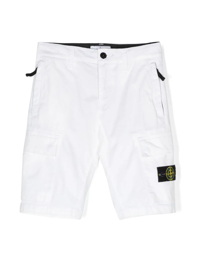STONE ISLAND Kids Cargo bermuda shorts