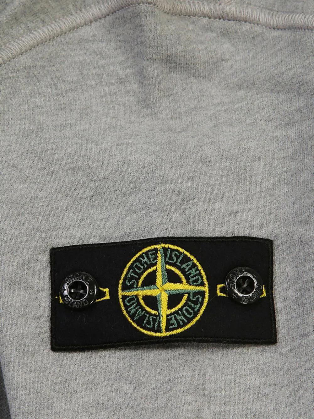 STONE ISLAND Kids Compass-badge Cotton Sweatshirt