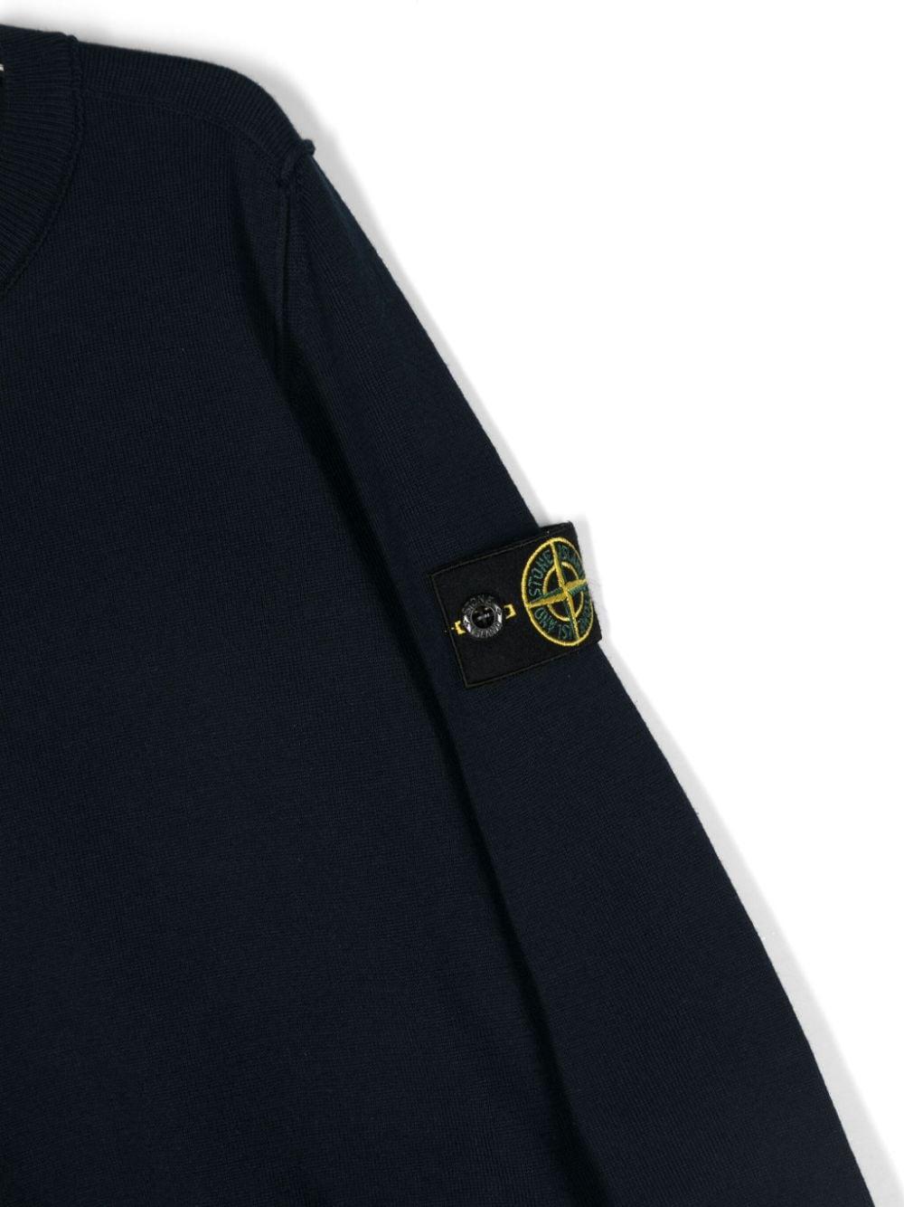 STONE ISLAND Kids Crew Neck Sweater