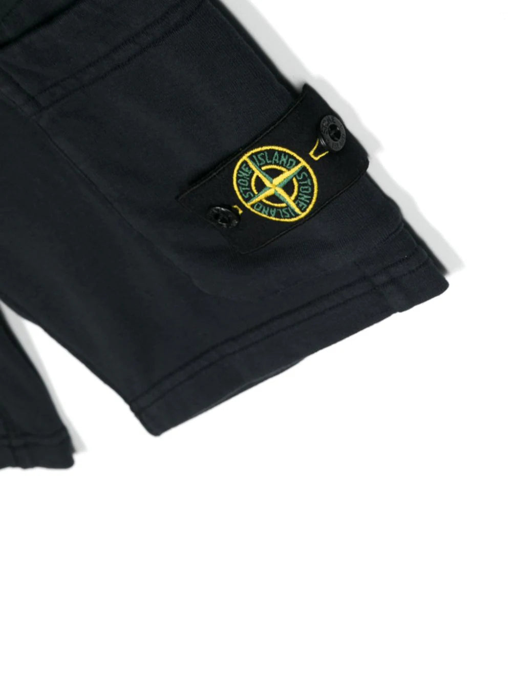 STONE ISLAND Kids Fleece Cargo Shorts