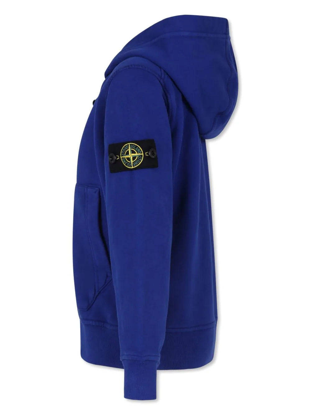 STONE ISLAND Kids Full Zip Sweatshirt With Hood