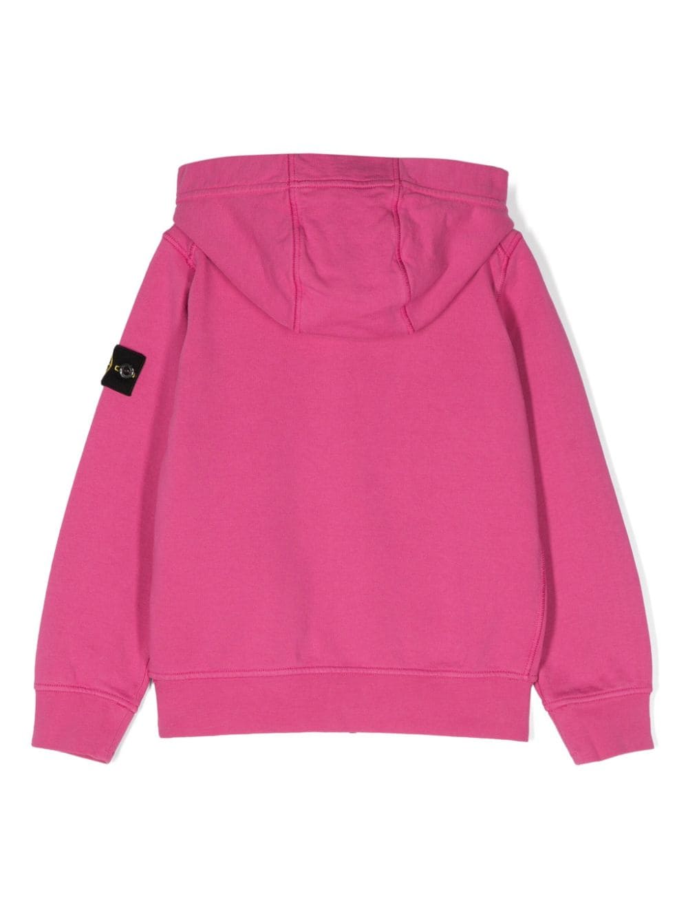 STONE ISLAND Kids Full-zipper Hooded Sweatshirt